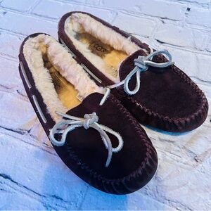 UGG Australia Dakota Suede Moccasin Slippers